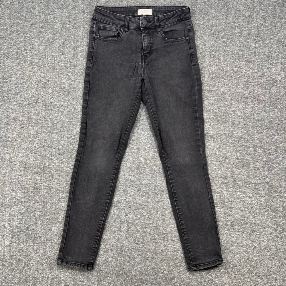 Harper Heritage Womens Skinny Jeans Faded Black Charcoal‎ Stretch Denim Size 26